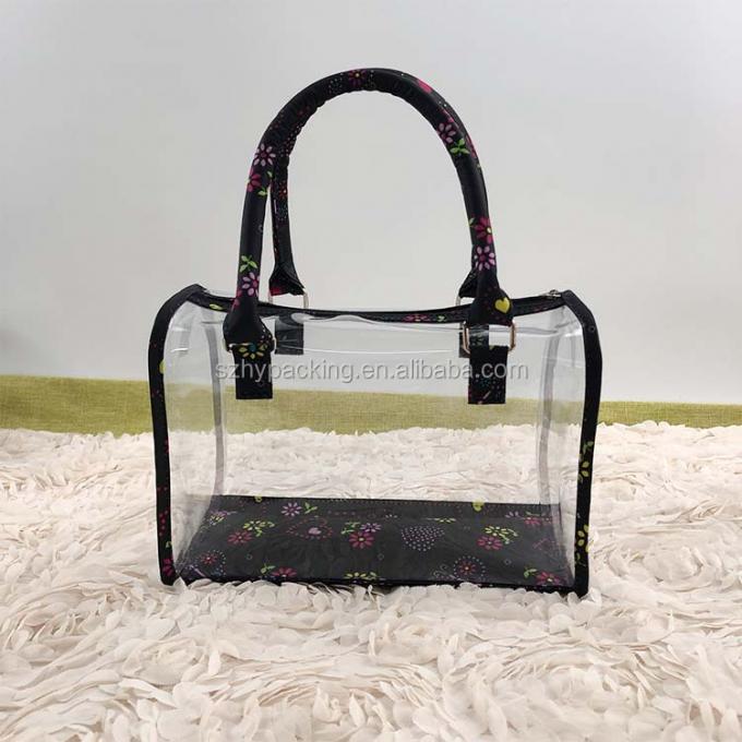 Конфета высшего качества внешней торговли - цвет Tote косметическая ясная прозрачная сумка PVC молнии