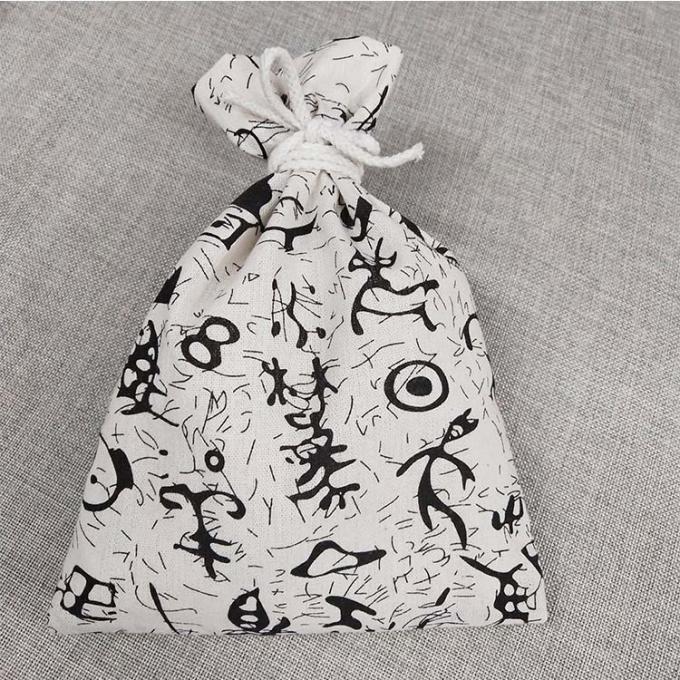 Дешевый холст сумки drawstring ткани цены по прейскуранту завода-изготовителя выдвиженческий сделанный в низком уровне Китая