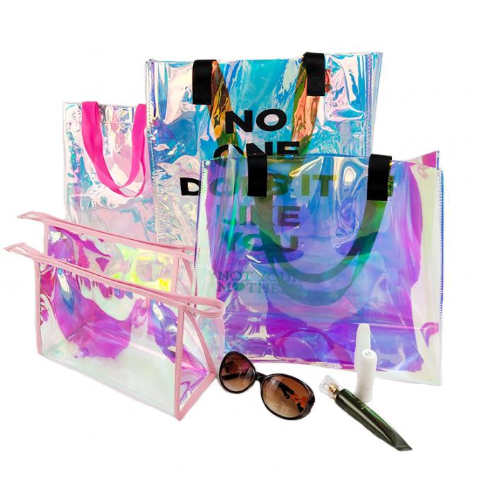 сумка 2014 женщин tote пляжа pvc лазера hologram моды женщин оптовых голографических ходя по магазинам